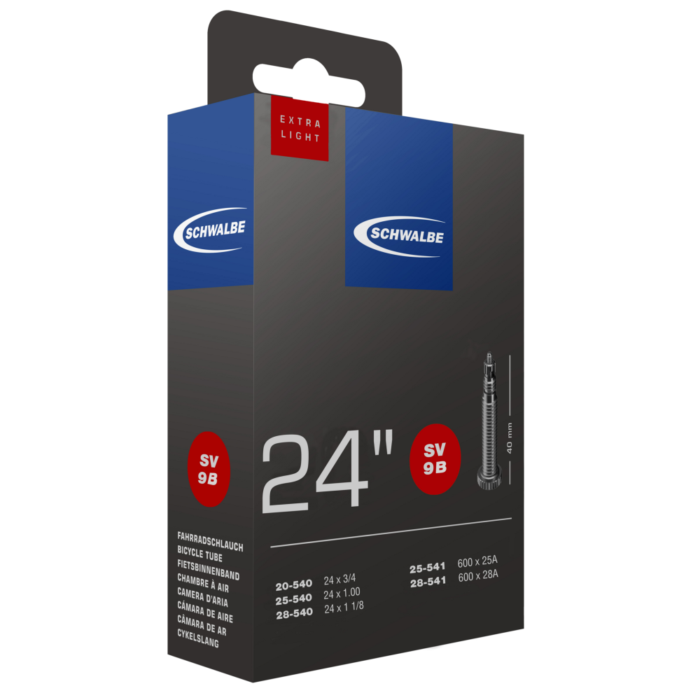 SCHWALBE TUBE ITEM 9B EXTRA LIGHT (24")