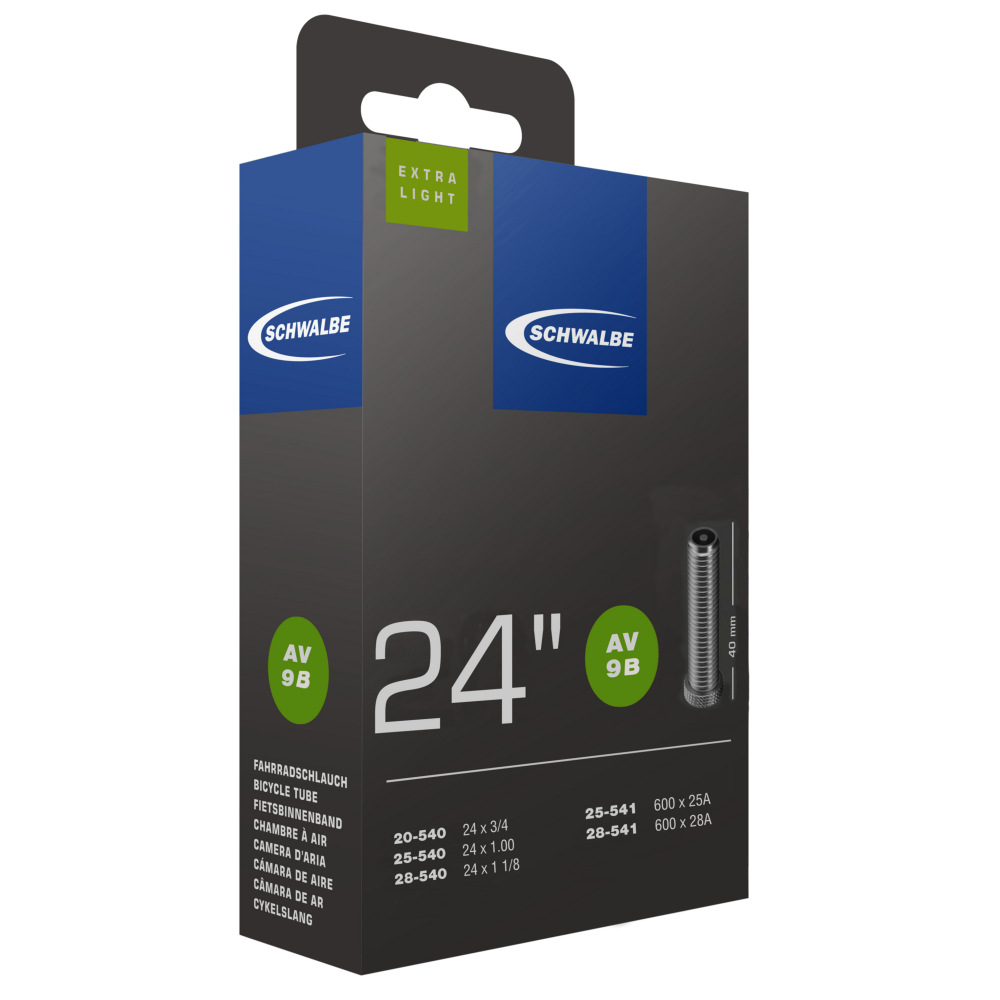 SCHWALBE TUBE ITEM 9B EXTRA LIGHT (24")