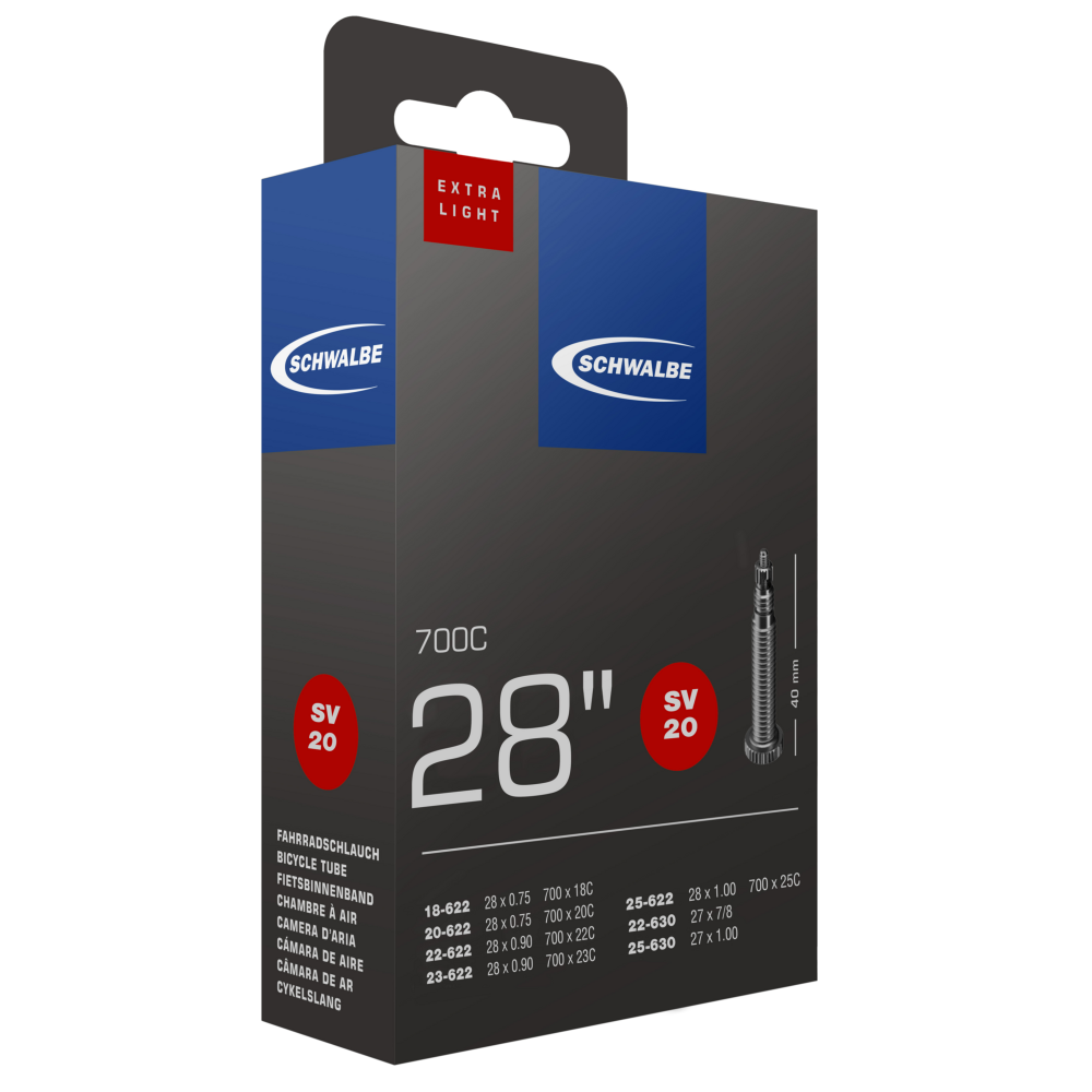 SCHWALBE TUBE ITEM 20 EXTRA LIGHT (28"/700C)